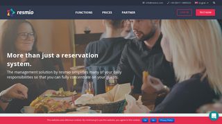 resmio • More than just a reservation system