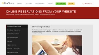 Online Reservation System, Online Booking System - ResNexus