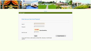 HTC :: Resort Login - Haryana Tourism