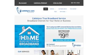 Broadband Services | Local & Long Distance Phone | Cablelynx Internet