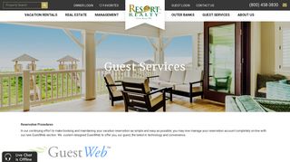 Guest Services | Outer Banks, NC Vacation Rental Homes | Resort ...