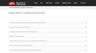 Frequently Asked Questions | Resorts of Distinction
