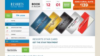 Casino Rewards Program | The Star Card | Resorts Casino Hotel in NJ
