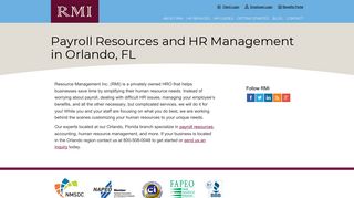 Payroll - Resource Management, Inc.
