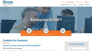 ResourceNow | CLMI Safety Training
