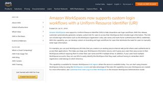 Amazon WorkSpaces now supports custom login workflows with a ...