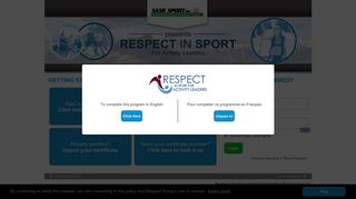 Respect in Sport for Activity Leaders