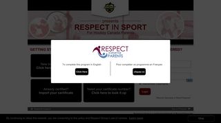 Respect in Sport for Hockey Canada Parents