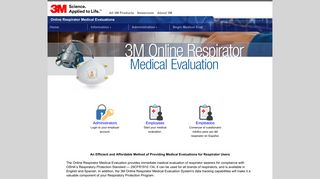 3M Online Medical Respirator Evaluation