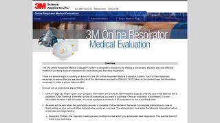 Respexam - 3M Online Respirator Medical Evaluation