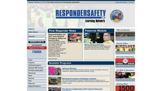 Responder Safety, Training, Learning Network