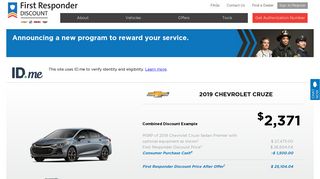 New Car Discounts | First Responder Discount