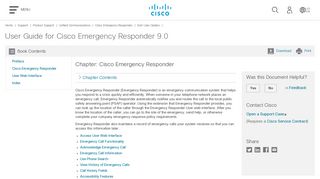 User Guide for Cisco Emergency Responder 9.0 - Cisco Emergency ...