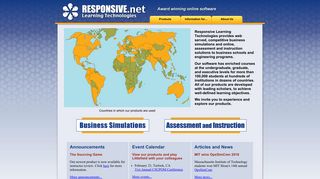 Responsive Learning Technologies' Home page