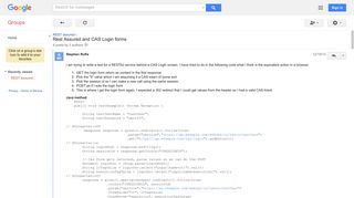 Rest Assured and CAS Login forms - Google Groups