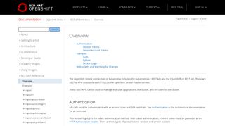 Overview | REST API Reference | OpenShift Online 3 - OpenShift Docs