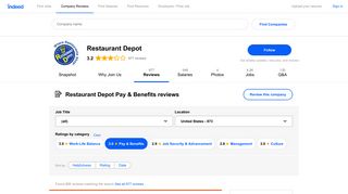 Working at Restaurant Depot: 230 Reviews about Pay & Benefits ...