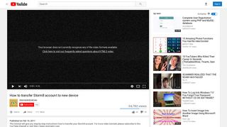 How to transfer Storm8 account to new device - YouTube