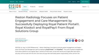 Reston Radiology Focuses on Patient Engagement and Care ...