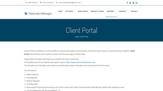 Client Portal | Restoration ManagerRestoration Manager