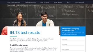 IELTS Test Result | IDP Bangladesh - IDP USA