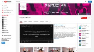 Results with Lucy - YouTube