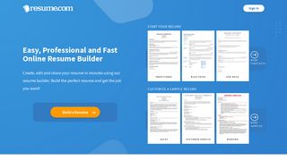 Easy Resume Builder - Free Résumés to Create & Download
