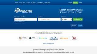 Resume-Library.com: Job Search USA - Browse jobs in your area