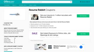 Resume Rabbit Coupons & Promo Codes 2019 - Offers.com