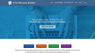 Resume Examples - Free Resume Builder