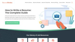 Resume Writing Guides | Resume Genius