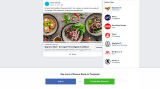 Resurs Bank - Använd vårt kreditkort Supreme Card i din... | Facebook
