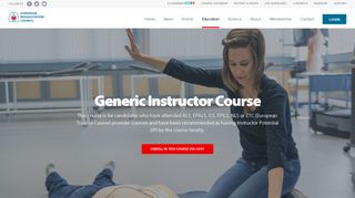 Generic Instructor Course - European Resuscitation Council