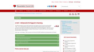 e-ALS - Advanced Life Support e-learning course - Resuscitation ...