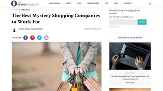 The Best Mystery Shopping Companies to Work For
