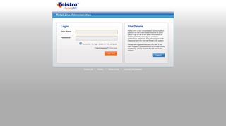 Telstra Retail Live : Login