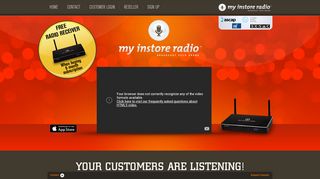 My Instore Radio – Retail Radio for your business
