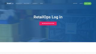 RetailOps Log in | RetailOps