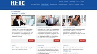 Online Courses - RETC