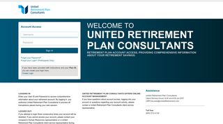 united retirement plan consultants