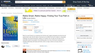 Retire Smart, Retire Happy: Finding Your True Path in Life - Kindle ...