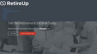 RetireUp | Retirement Income Modeling Simplified