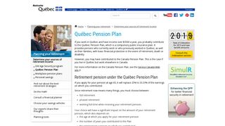 Québec Pension Plan - Retraite Québec - Gouvernement du Québec