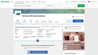 Working at Retriever Merchant Solutions | Glassdoor
