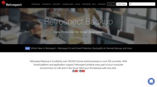 Retrospect: Data Protection for Small Businesses