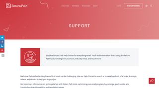 Support | Return Path