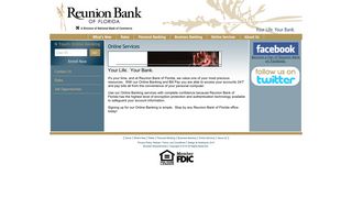 Online Services - Reunion Bank of Florida