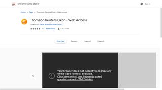 Thomson Reuters Eikon - Web Access - Google Chrome