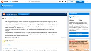 Rev.com is a scam! : WorkOnline - Reddit