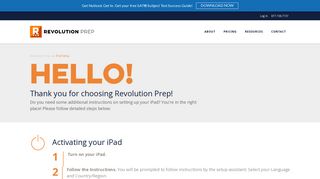 iPad Setup | Revolution Prep